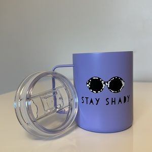 NWT Indigo Purple Stay Shady Insulated Travel Mug w/Cover